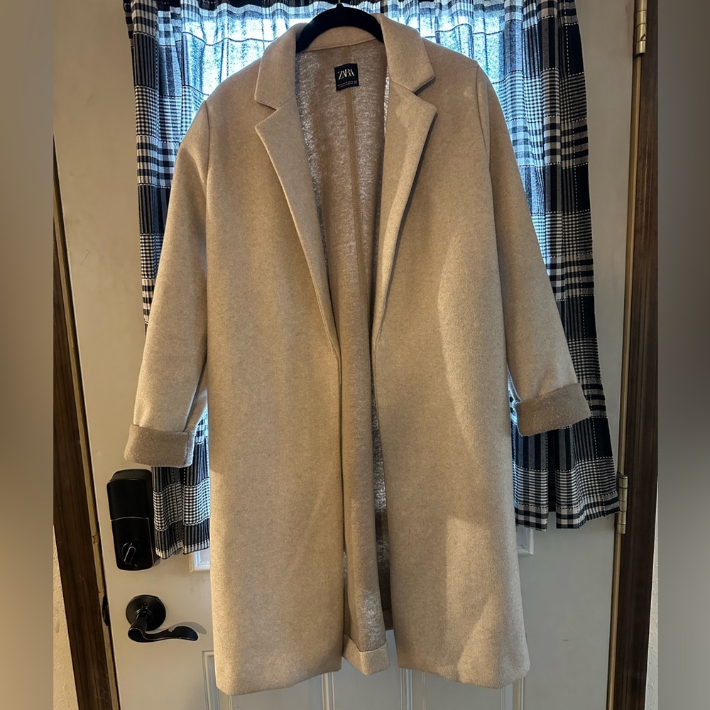 Zara Beige Long Coat